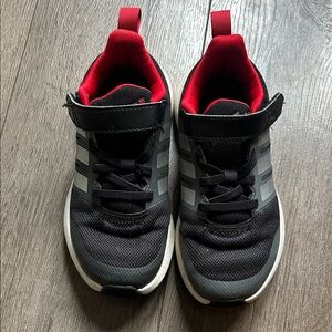 Adidas Kids Black and Gray Sneakers